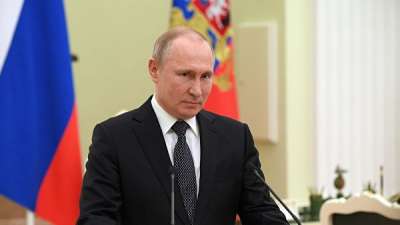 Владимир Путин. Фото РИА Новости / Евгений Биятов