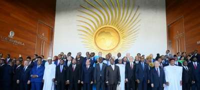 На саммите Африканского союза глава ООН Антониу Гутерриш призвал оказать поддержку Африке в борьбе с бедностью, изменением климата и терроризмом. Фото: ООН