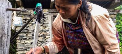 ПРООН помогает Бутану преодолеть проблемы, связанные с нехваткой воды. Фото: ПРООН Бутан/С.Фунтшо