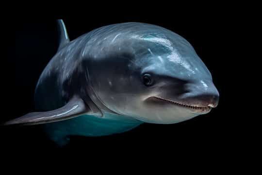Калифорнийская морская свинья — вид морских китообразных млекопитающих из семейства морских свиней. Иллюстрация: Getty Images.