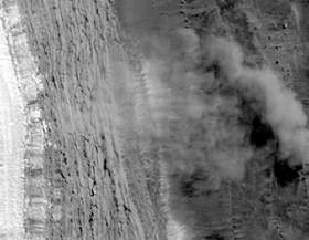 Марсианские гигантские лавины. Фото: nasa.gov