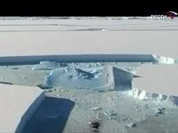 От Антарктиды откололся огромный айсберг. Фото: Вести.Ru