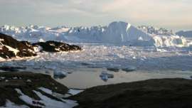 Гренландия покрылась льдом из-за нехватки углекислого газа. Фото: РИА Новости