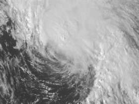 Ураган &quot;Кайл&quot;. Фото со спутника, переданное по каналам AFP