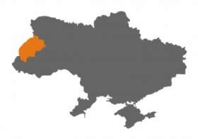 Львовская область на карте Украины. Фото: restua.turistua.com