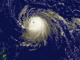 Ураган &quot;Айк&quot;. Спутниковый снимок NOAA