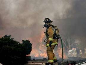 Лесные пожары в Калифорнии. Фото ©AFP