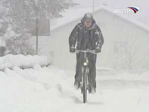 Австрия утопает в снегу. Фото: Вести.Ru