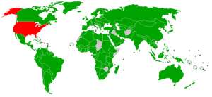 Участие стран в Киотском протоколе