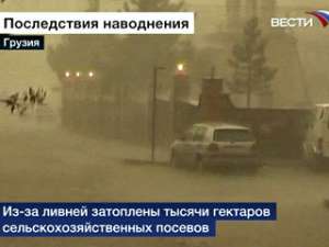 Грузию продолжают терзать ливни. Фото: Вести.Ru