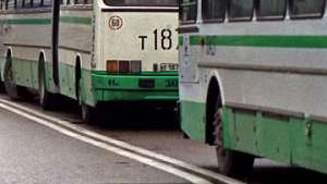 Московские автобусы в 2010 году будут ездить на топливе &quot;Евро-4&quot;. Фото: РИА Новости