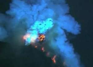 Глубоководный вулкан: уникальные кадры извержения. Фото: РИА Новости