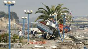 Последствия землетрясения в Чили. Фото: РИА Новости