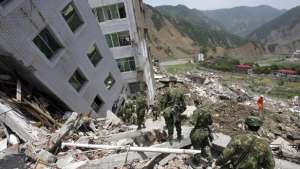 Последствия землетрясения в Китае. Фото: http://www.cemeteryspot.com/