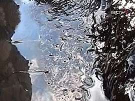 Разлив нефти. Фото: Вести.Ru