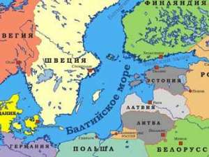Балтийское море. Карта с сайта pribalt.info