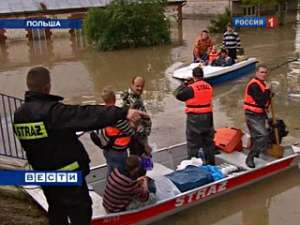 Наводнение в Варшаве. Фото: Вести.Ru