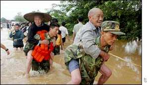 Наводнение в Китае. Фото: http://news.bbc.co.uk