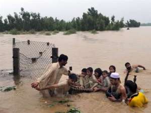 Наводнение в Пакистане. Фото ©AFP