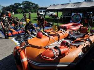Подготовка к спасательным работам на Филиппинах. Фото ©AFP