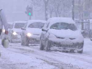 В Западной Чехии обильный снегопад вызвал транспортный коллапс. Фото: Вести.Ru