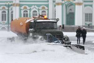 Снегопад в Петербурге. Фото: http://www.kolesa.ru