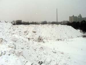 Свалка снега. Фото: http://www.ura.ru
