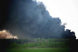 Пожар на полигоне &quot;Красный Бор&quot;. Фото: http://weekly-news.ru