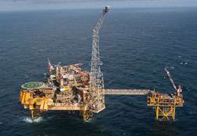 Выбросы метана с платформы в Северном море могут достичь 800 тыс тонн. Фото: http://www.b-port.com