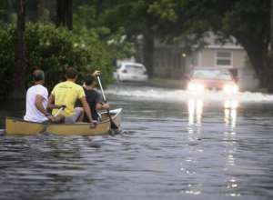 Ураган &quot;Дебби&quot; во Флориде. Фото: http://www.scan-interfax.ru