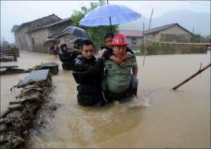 Наводнение в Китае. Фото: http://byaki.net