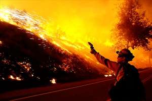 Пожары в пригороде Лос-Анджелеса. Фото: http://www.etoday.ru