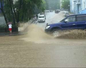 Последствия тайфуна. Фото: http://www.gudok.ru