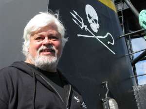 Глава Sea Shepherd Пол Ватсон (Paul Watson). Фото: http://avtonom.org