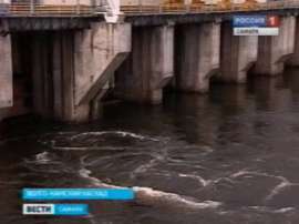На Среднюю Волгу пришел осенний паводок. Фото: Вести.Ru