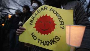 Акция против атомной энергетики. 