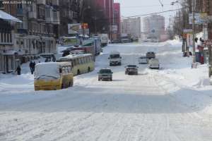 Снегопад в Киеве. Фото: http://autocentre.ua