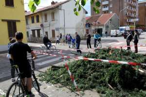 Последствия торнадо в Милане. Фото: http://ecowars.tv
