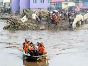 Жертвами наводнений в нескольких провинциях Китая стали 105 человек, еще 115 числятся пропавшими без вести. Фото: Reuters