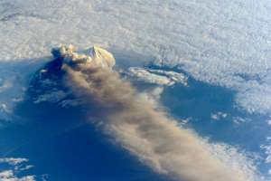 Извержение вулкана Ключевского. Фото: http://krutayatema.ru