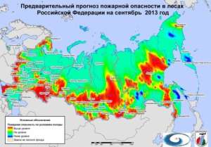 Во многих регионах России в сентябре сохранится угроза лесных пожаров. Фото: http://lesvesti.ru